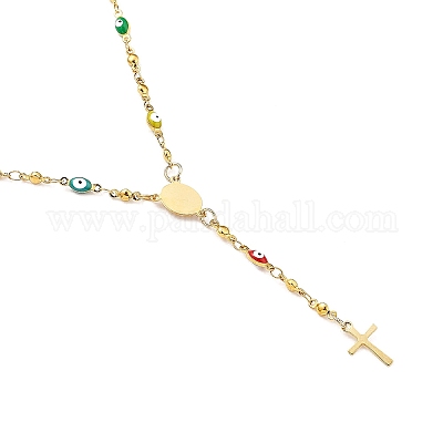 Бусины-четки унисекс из нержавеющей стали 304 NJEW-L457-002G-1