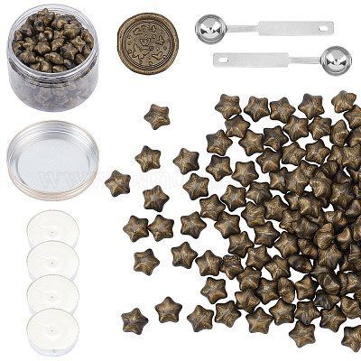 Наборы частиц сургуча для печати в стиле ретро DIY-CP0003-54G-1