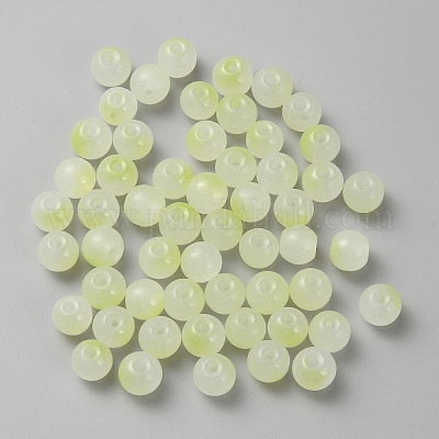 Двухцветные стеклянные бусины GLAA-CJC0001-19J-1