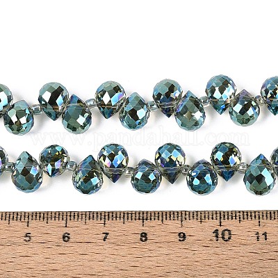 Прозрачные стеклянные бусины GLAA-T006-14A-1