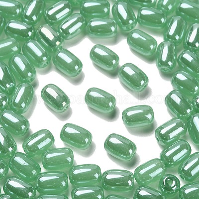 Непрозрачные стеклянные бусы GLAA-Z012-01K-1