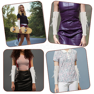 Гетры из полиэстера AJEW-WH20067-061B-1