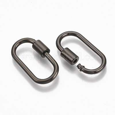 Латунные брелоки с карабином KK-T047-07-1