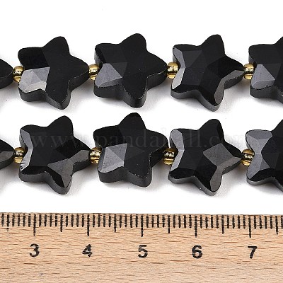 Природные обсидиана бисер нитей&nbsp;G-P573-C13-01-1