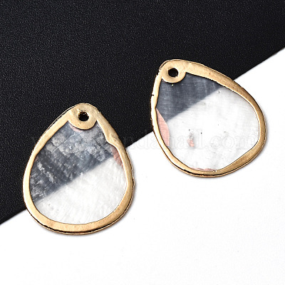 Подвески из натуральных ракушек Capiz SSHEL-N034-129A-01-1