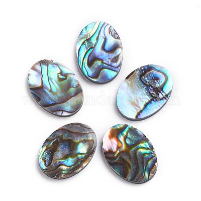 Кабошоны из натурального морского ушка X-SSHEL-L017-003-1