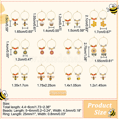 24 шт.&nbsp;AJEW-AB00054-1