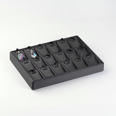 Коробки презентации деревянные ожерелье&nbsp;NDIS-O006-03-1