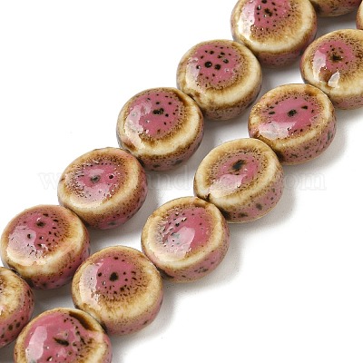 Фарфора ручной работы бисер нитей PORC-B002-12-1