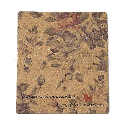 Картонные ожерелья серьги набор карт&nbsp;CDIS-A002-C-02B-1