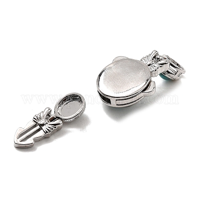 Застежки латунные коробки KK-G505-40P-1