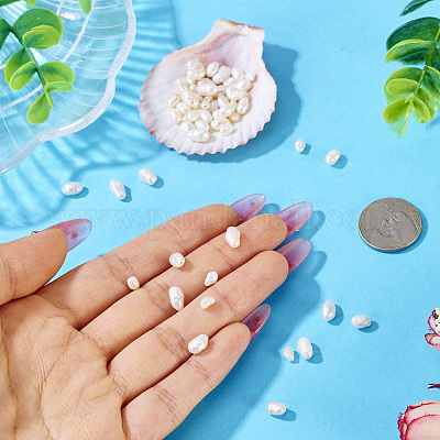 60 шт. 3 вида бусин из натурального культивированного пресноводного жемчуга PEAR-TA0001-15-1