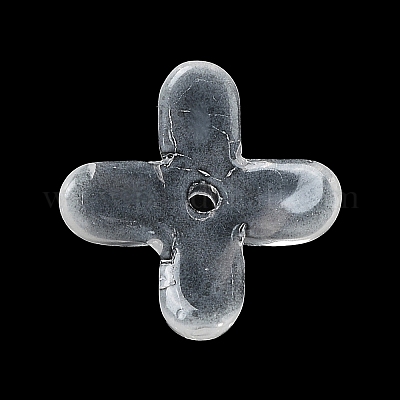 Прозрачные шапочки из стеклянных бусин GLAA-A011-12D-1