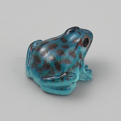 Украшения для выставки лягушек из светящейся смолы RESI-WH20018-001F-1