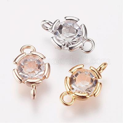 Латунные соединители со стразами RB-E506C-M-1