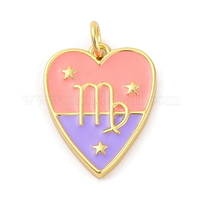 Латунь эмаль подвески KK-Z077-01G-09-1