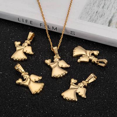 Подвески из нержавеющей стали angel 304 STAS-M232-02G-1