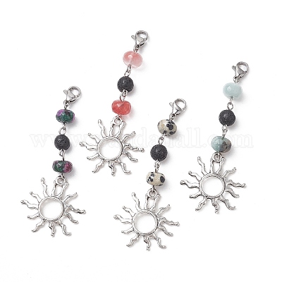 Натуральные и синтетические украшения из драгоценных камней HJEW-JM01045-1