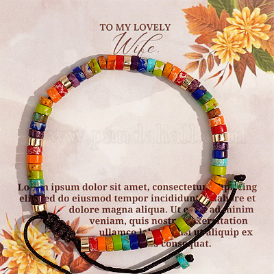 Браслет из императорской яшмы в европейском и американском стиле с картой AM5655-10-1