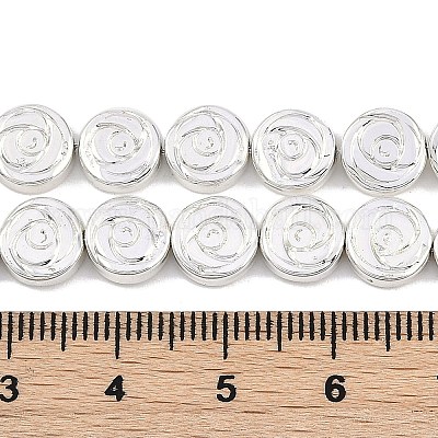 Гальванические нити из синтетических немагнитных гематитовых бусин G-C156-07S-1