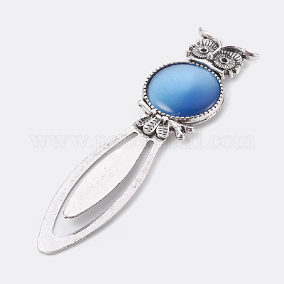 Тибетском стиле сплава закладки X-AJEW-JK00145-M-1