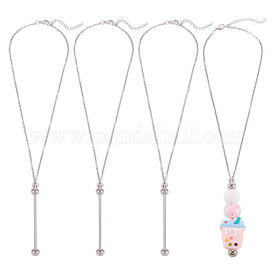 Изготовление ожерелий из нержавеющей стали 304 NJEW-TAC0012-01-1