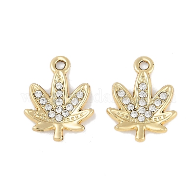 Подвески из сплава и страза&nbsp;FIND-M018-24A-G-1