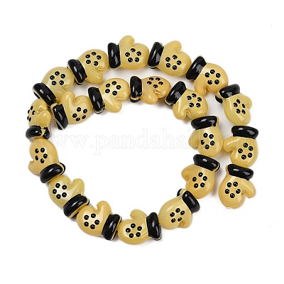 Бусины из стеклянной эмали LAMP-R004-07E-1