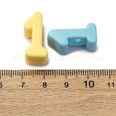 Непрозрачные акриловые бусины OACR-S072-04D-1