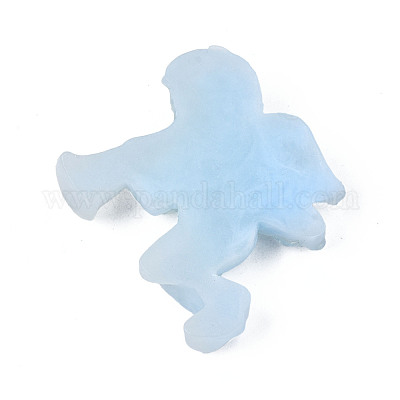 Двухцветные бусины из непрозрачной смолы RESI-S364-55B-1