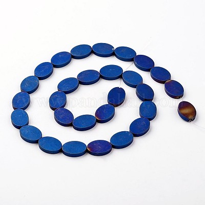 Гальванизировать немагнитных синтетический гематит бисер пряди G-F300-10-F-1