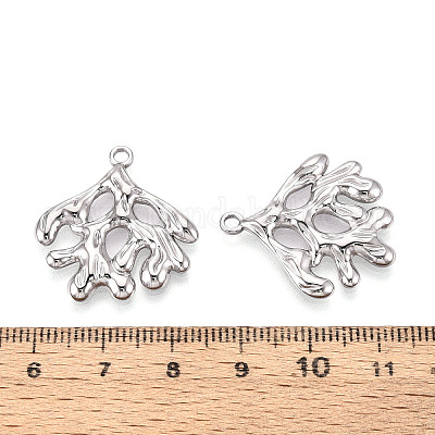 Подвески из нержавеющей стали 304 с имитацией коралла STAS-T069-42P-1