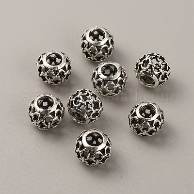 Европейские сплавочные бусины тибетского стиля  FIND-TAC0002-065H-01-1