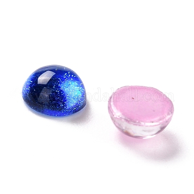 Стеклянные кабошоны с гальванического покрытием EGLA-A005-03A-1