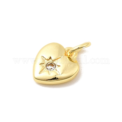 Латунные микро проложить кубического циркония подвески KK-C139-25D-G-1