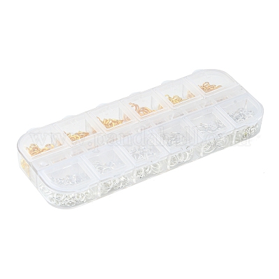 520 шт. 12 размера латунных открытых соединительных колец KK-FS0001-18-1