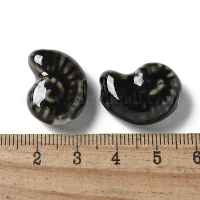 Фарфоровые бусины ручной работы PORC-L080-F15-1