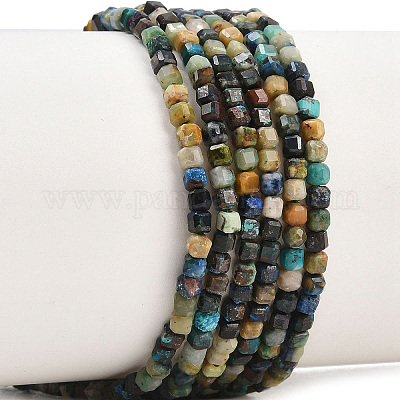 Натуральные нитки из бисера азурита&nbsp;G-G345-A03-2.5mm-1