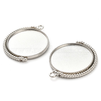 Цинк сеттингами подвески сплава кабошон FIND-NH0001-13C-P-1