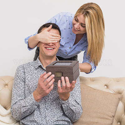 2-слотовые деревянные ящики для хранения часов CON-WH0113-10A-1