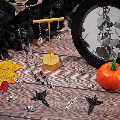 40шт 4 стиля подвески из сплава в тибетском стиле TIBEP-SC0003-04-1