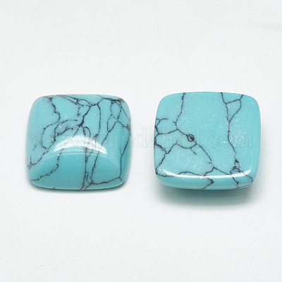 Синтетических бирюзовый кабошон&nbsp;TURQ-S290-05A-04-1