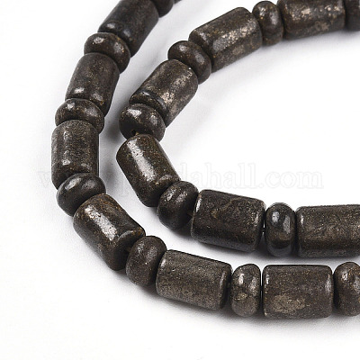 Природного пирита бисер нитей G-N346-03A-01-1