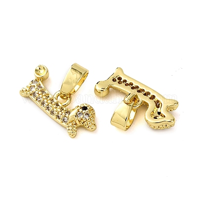 Латунный микро pave прозрачный кубический цирконий кулон настройки горный хрусталь KK-F911-31G-1