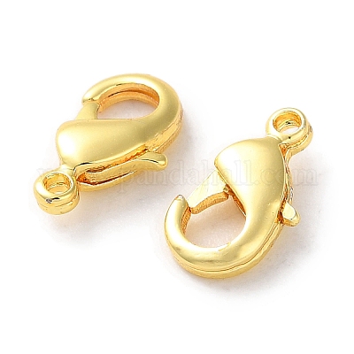 Стойки обшивки латунь когтя омара застежками KK-F090-27G-01-1