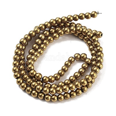 Синтетические магнитные гематит бусины пряди G-P545-K01-01B-1