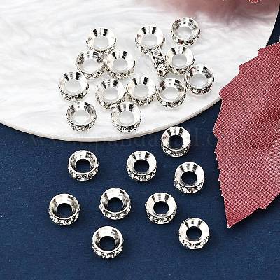 Латунные бусины разделители для поставки стразов RB-A020-7mm-01S-1