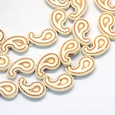 Бусины из синтетического магнезита X-TURQ-S282-38B-1