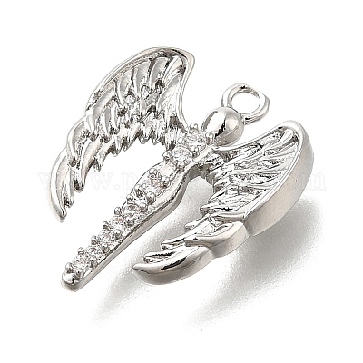 Латунные микро проложить кубического циркония подвески KK-U061-16P-1