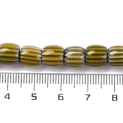 Бусы лэмпворк ручной работы LAMP-K041-01B-16-1